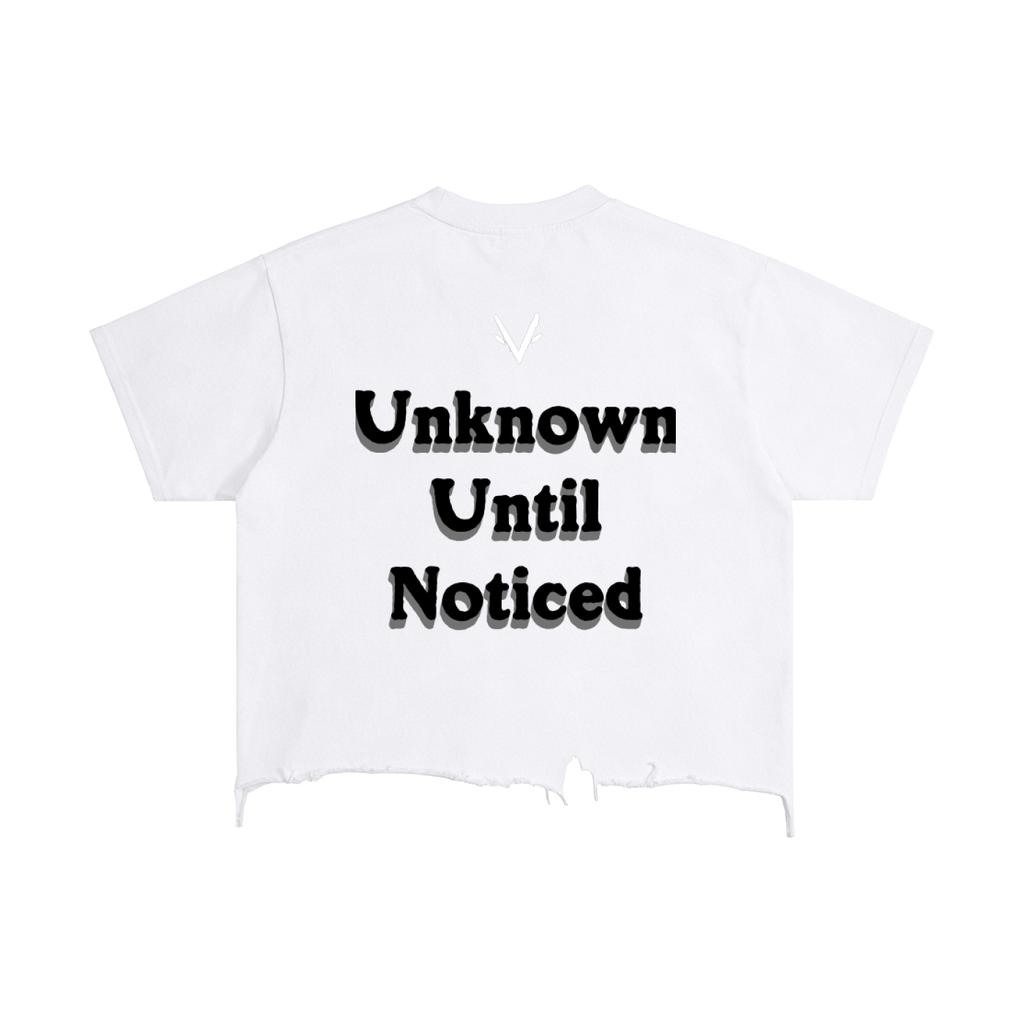Vantaro Unknown Until Noticed Cropped Shirt