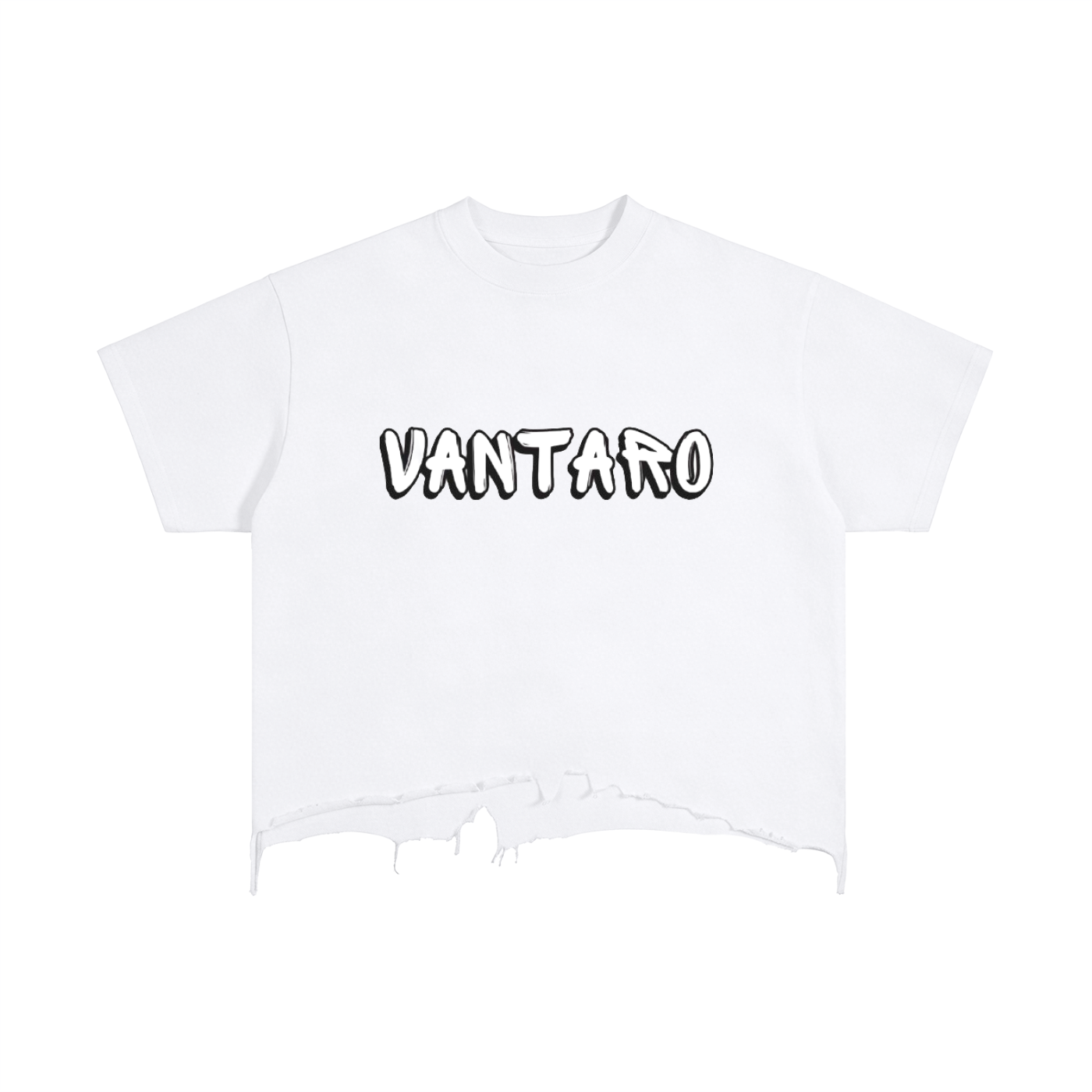 Vantaro Unknown Until Noticed Cropped Shirt