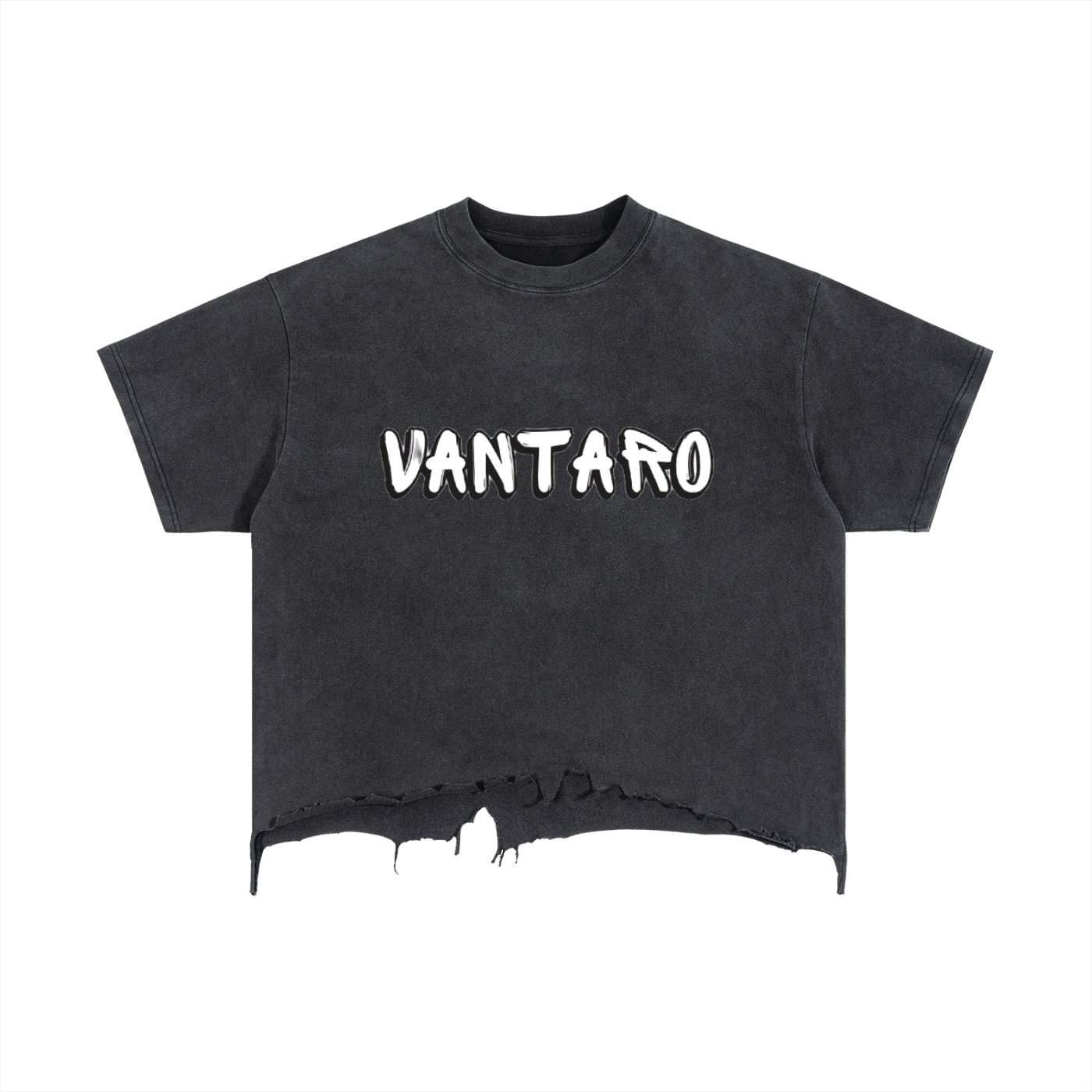 Vantaro Unknown Until Noticed Cropped Shirt