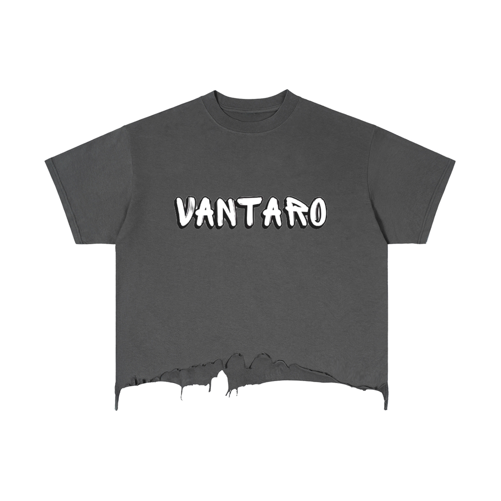 Vantaro Unknown Until Noticed Cropped Shirt